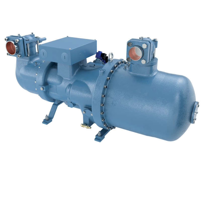 Compact screw compressors for various industrial applications